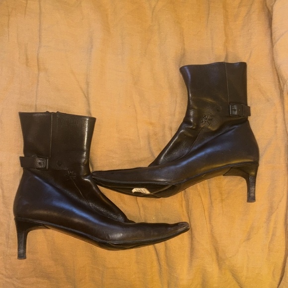 Gucci Brown Leather Heeled Boots - Picture 8 of 12